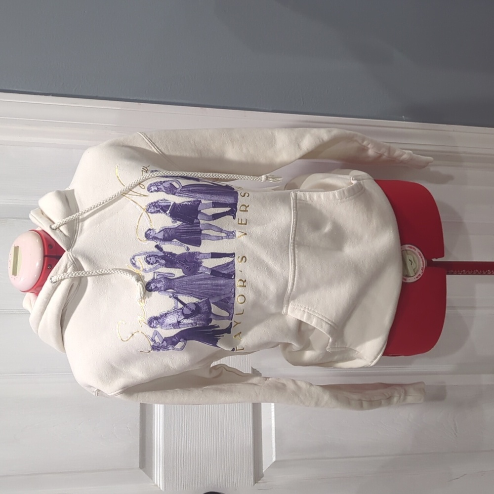 Taylor Swift Cream Hoodie Size Small